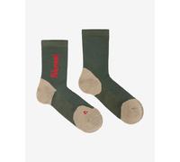 Chaussettes en laine mérinos NNormal 2 vert foncé beige. - L