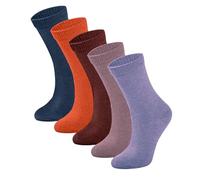 lavendel Chaussettes Femme en Laine Naturelle - Tricot Fin Respirant et Chaud - Anti-Transpiration Sans Odeur - Certifiées Oeko-Tex Standard 100 - Confort Toute Saison - Mix-3-36-40