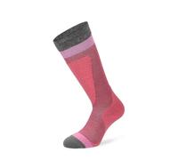 Chaussettes en mérino enfant Lenz Think About Winter 2 Rose 35/38