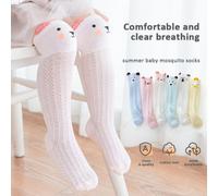 Chaussettes En Résille Pour Bébés Filles, À Gros N¿Ud Au Genou, En Dentelle De Coton, Respirantes, Douces, Pour Nourrissons De 0 À 3 Ans