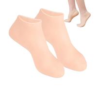 Chaussettes en silicone à sec Cracked-Chaussette hydratante talon non glissée, femme pédicure de soins des pieds élastiques | Soins de couverture en U en U pour la piste en U souple