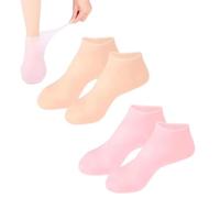 Chaussettes en silicone pour l'hydratation des pieds (Mix-a,Taille unique)