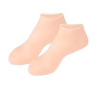Chaussettes en silicone pour pieds secs craquelés, chaussettes hydratantes en silicone, chaussettes hydratantes antidérapantes pour pieds secs craquelés pendant la nuit, chaussettes en gel élastiques