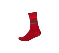Chaussettes endura baabaa merino merino rouge