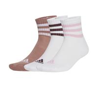 Adidas Chaussettes enfant 3-Stripes Cushioned Mid Cut Pack de 3 Blanc 28/30 Unisexe