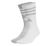 Chaussettes enfant adidas Cushioned 3-Stripes Glam Crew (x2) Blanc 28/30