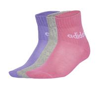 Adidas Chaussettes enfant Linear lot de 5 Rose 28/30 Unisexe