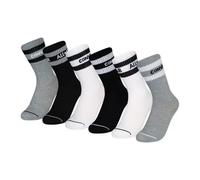 CONVERSE Chaussettes gris / noir / blanc, Taille 28-30