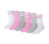 Converse Chaussettes enfant CHN Basic Wordmark Crew (x6) Rose 7/9 ans