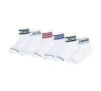Chaussettes enfant Converse CHN Basic Wordmark Quarter (x6) Blanc 4/5 ans