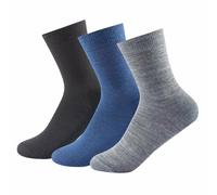 Chaussettes enfant en laine moyennement épaisse Devold Daily Bleu moyen 25-27