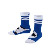 FALKE Active Soccer K So coton respirantes fantaisie 1 paire, Chaussettes Mixte Enfant, Bleu Cobalt Blue 6054, 23-26