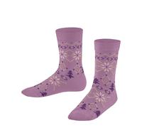 FALKE Nordic Fair Isle K So laine fantaisie 1 paire, Chaussettes Mixte Enfant, Rose Blush 8778, 31-34
