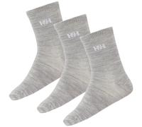 Helly Hansen - Kid's Wool Sock Basic 3-Pack - Chaussettes multifonctions - EU 29-31 - grey melange