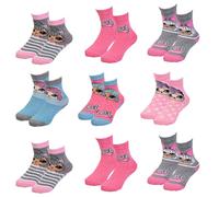 Chaussettes Enfant Licence Lol Surprise ! Fantaisie -Assortiment Modèles Photos Selon Arrivages- Pack De 9 Paires Fille