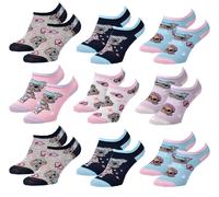 Chaussettes Enfant Licence Lol Surprise ! Fantaisie -Assortiment Modèles Photos Selon Arrivages- Pack De 9 Paires Sneaker Girls