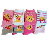 Chaussettes Enfant Licence Winnie L'ourson Fantaisie -Assortiment Modèles Photos Selon Arrivages- Pack De 6 Paires Fille