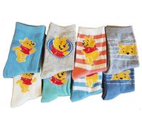 Chaussettes Enfant Licence Winnie L'ourson Fantaisie -Assortiment Modèles Photos Selon Arrivages- Pack De 6 Paires Garçon