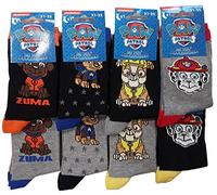 Chaussettes Enfant Pat Patrouille Confort et fantaisie en coton -Assortiment modèles photos selon arrivages- (23/26, Pack de 6 asst2)