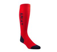 Chaussettes équitation Ariat Tek Performance Rouge TU