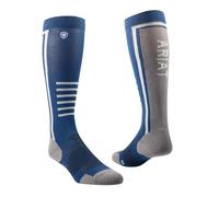 Chaussettes équitation Ariat TEK Slimline Performance Bleu TU