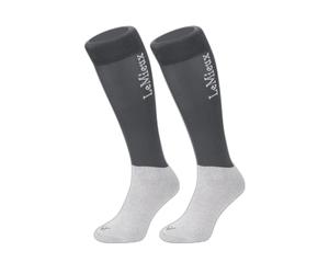 Chaussettes équitation compétition LeMieux (x2) Gris S