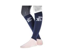 Chaussettes équitation de concours femme Pénélope (x2) Bleu 31/36
