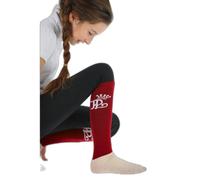 Chaussettes équitation de concours femme Pénélope (x2) Rouge 31/36