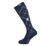 Chaussettes équitation ELT Argyle Bleu M