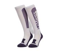 Chaussettes équitation en silicone LeMieux Violet 30/36