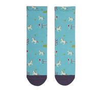 Chaussettes équitation enfant LeMieux Character (x2) Marron 27/30,5