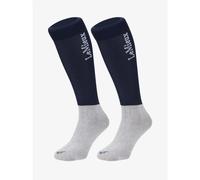 Chaussettes équitation enfant LeMieux (x2) Bleu 25/30,5