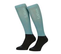 Chaussettes équitation enfant LeMieux (x2) Turquoise XS (25/30,5)