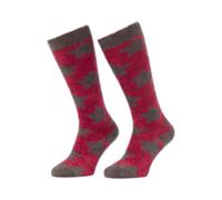 Chaussettes équitation fille LeMieux Sasha Star Rouge 34