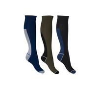 Chaussettes équitation HKM Mateo (x3) Vert 39/42