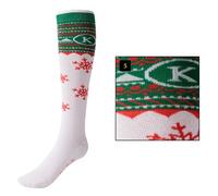 Chaussettes équitation Kavalkade Christmas Blanc 35/38