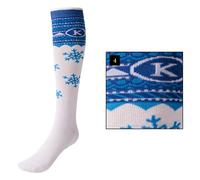 Chaussettes équitation Kavalkade KavalSocks Christmas Blanc 39/42