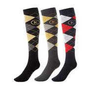 Chaussettes équitation Kavalkade Mix (x3) Noir 43/46