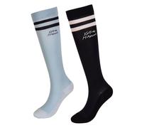 Chaussettes équitation Kentucky Horsewear stripes (x2) Bleu 35/40