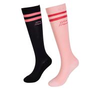 Chaussettes équitation Kentucky Horsewear stripes (x2) Bleu 41/46