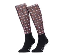 Chaussettes équitation LeMieux Footsie Rouge 30/36