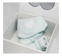Chaussettes et Bavoir Puccio Nanan Bleu Ciel