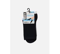 Chaussettes et collants Dim Coton Mi-Chaussettes X2 pour Accessoires 35 - 38 Blanc