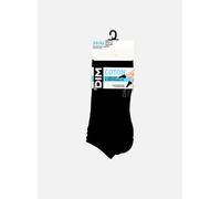 DIM Lot de 2 Socquettes Courtes Coton Confort and respirabilité Femme x2, Noir, 35-38
