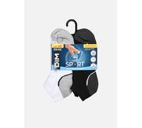 Chaussettes et collants Dim Sport Impact Léger Socquettes Courtes Homme X6 pour Accessoires 43 - 46 Blanc