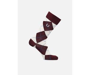 Chaussettes et collants Fred Perry Jacquard Argyle Sock pour Adulte 39 - 42 Bordeaux