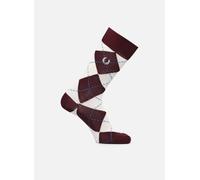 Chaussettes et collants Fred Perry Jacquard Argyle Sock pour Adulte 43 - 46 Bordeaux