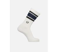 Chaussettes et collants Fred Perry TENNIS TIPPED SOCK pour Homme 39 - 42 Blanc