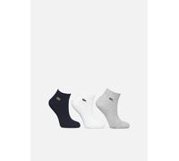 Chaussettes Lacoste Sport Short blanc bleu marine gris (3 paires) - 35-38