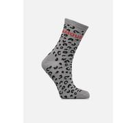 Chaussettes et collants Pieces Pcsebby Leo Statement Lurex Socks Fc pour Femme T.U Gris